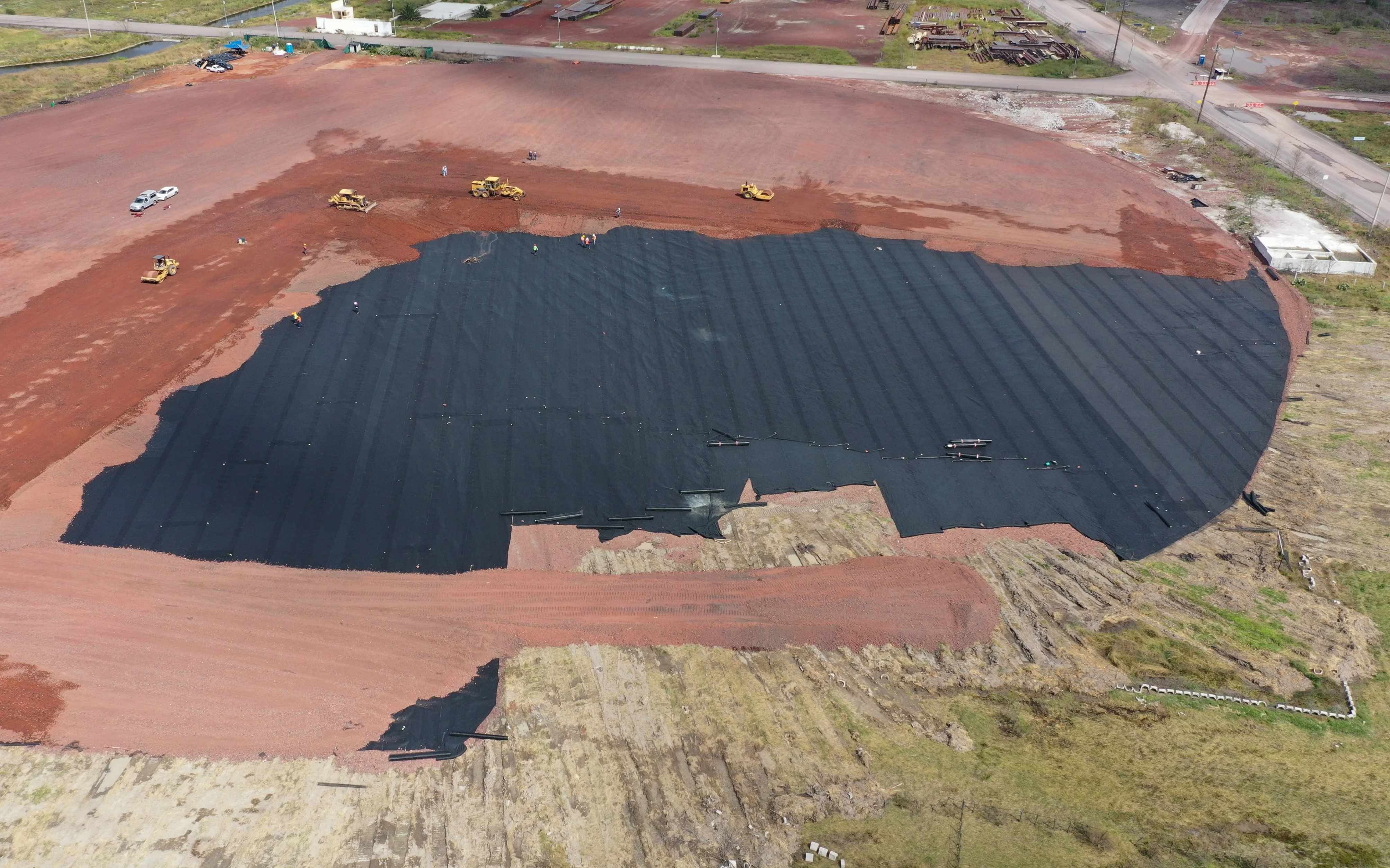 Proyecto de ingeniería con geosintéticos